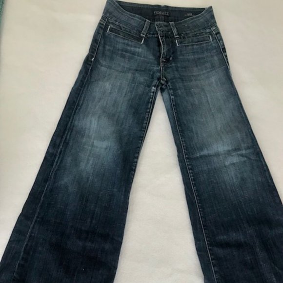 Fidelity High Rise Wide Leg Jeans - Picture 1 of 4
